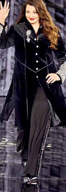 Aishwarya Rai Bachchan wears Manish Malhotra’s design at Paris Fashion Week