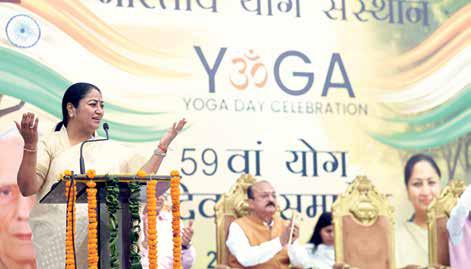 CM Gupta credits PM Modi for putting YOGA on global stage