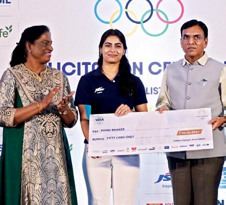 IOA honours Paris Games medallists