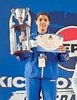 Haryana's Riddhima shines at kickboxing WC