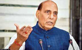 Pak will think twice before attempting any misadventure against India: Rajnath
