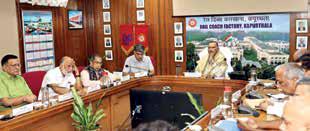 Railway board DG (Safety) inspects rail coach factory