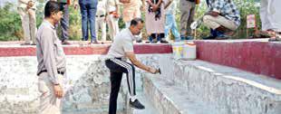 Minister inspects several Chhath Ghats
