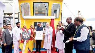 'Matsya Sampada Yojana': Shah unveils deep-sea fishing vessels