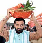 Haryana CM Saini participates in state-level Chhath Puja celebration
