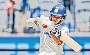 Jaiswal warms up for SA Test with 156 vs Raj