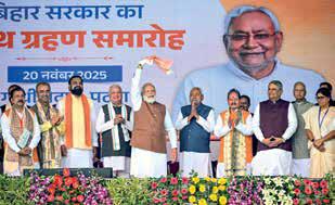 Nitish sworn in as Bihar CM for record 10th time; 26 ministers also take oath