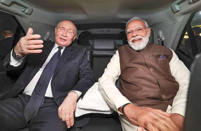 INDIA ROLLS OUT RED CARPET FOR PUTIN