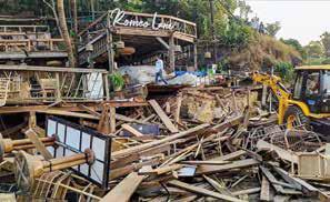 Nightclub fire: Goa Police issue LOC against two persons; illegal beach shack demolished