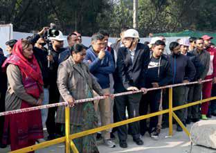 CM inspects key projects to ease waterlogging & traffic