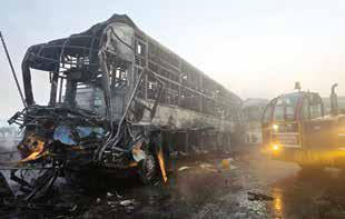Dense fog triggers multiple road accidents across UP, 25 killed