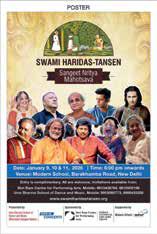 A unique homage to Swami Haridas and Tansen