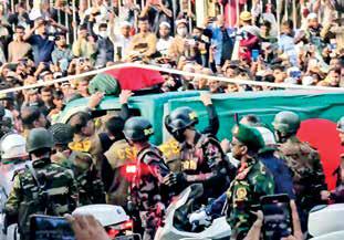 Khaleda Zia laid to rest as thousands gather to bid farewell to BNP leader