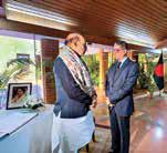 Rajnath visits B’desh High Commission