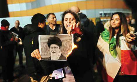 IRAN TRIES TO ASSERT CONTROL AT HOME Iran's protests feel smothered after crackdown, internet outage