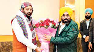 Mann, Saini meet over SYL canal issue