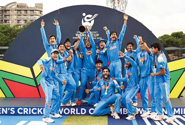 Six-star India: U-19 men rule again