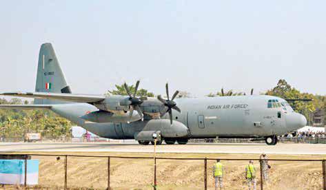 Historic touchdown in Assam