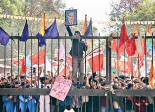 JNU rally over V-C remarks leads to 14 arrests