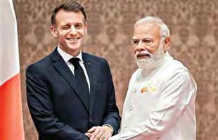 Modi speaks to Macron on West Asia