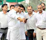 Verma reviews Rohtak Road drainage project