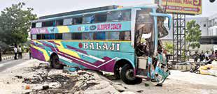 Vadodara: Eight killed, 26 injured as private bus crashes into parked truck
