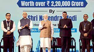 PITCHES FOR INVESTMENT IN MARITIME SECTOR PM calls India ‘steady lighthouse’ amid global tensions & trade wars