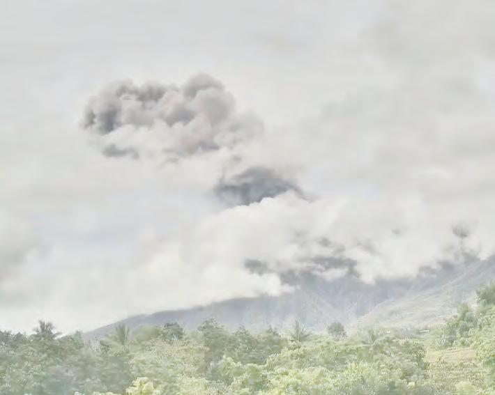 Kanlaon Volcano belches ash anew