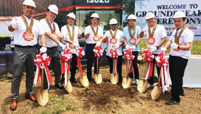 Isuzu begins construction of new Dumaguete showroom