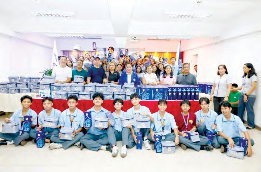 Hygiene kits, flasks distributed to public school students in Makati