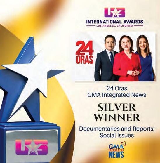 GMA Integrated News wins Silver, finalist honors at US media awards