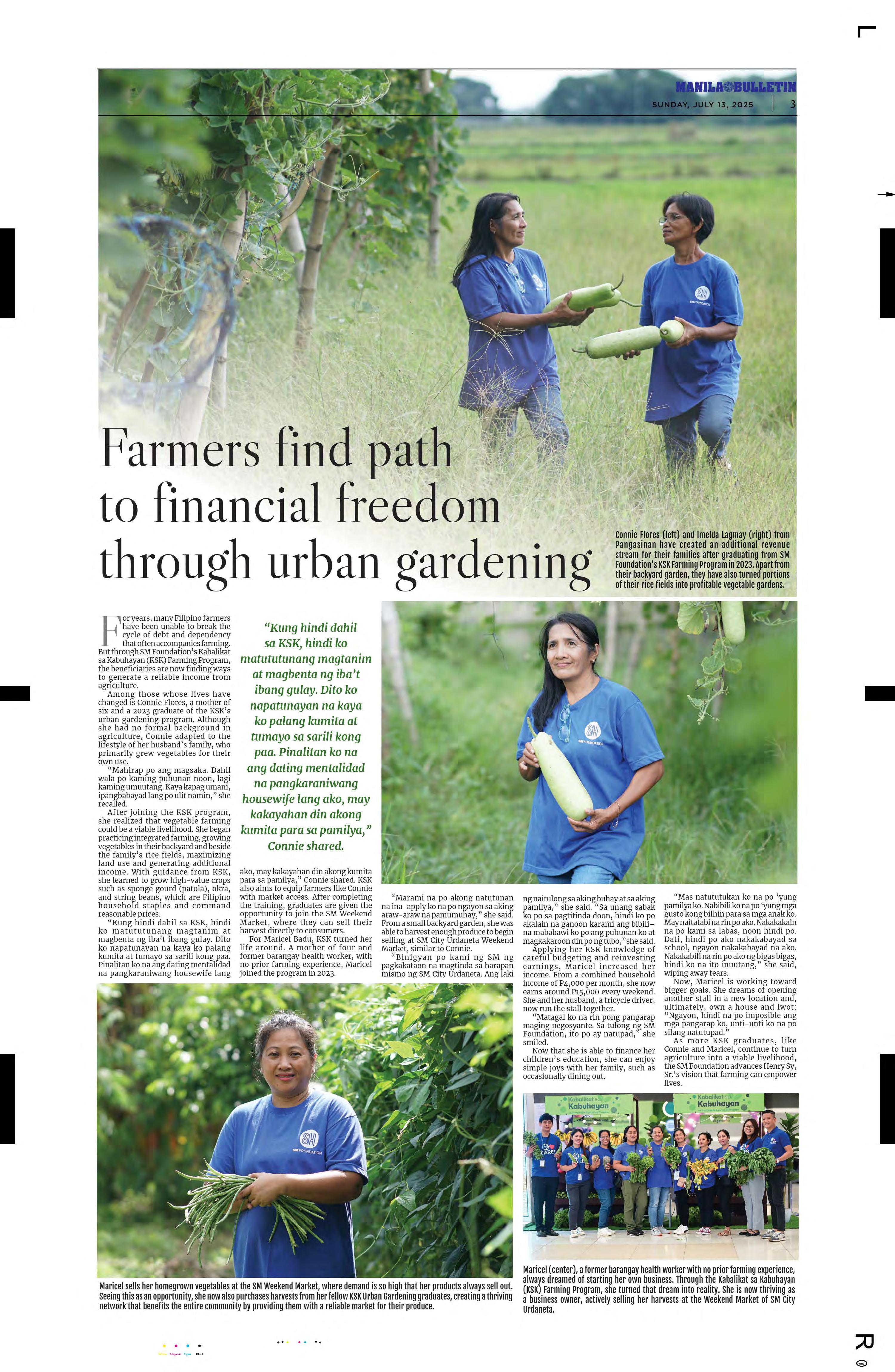 Farmers find path to financial freedom through urban gardening