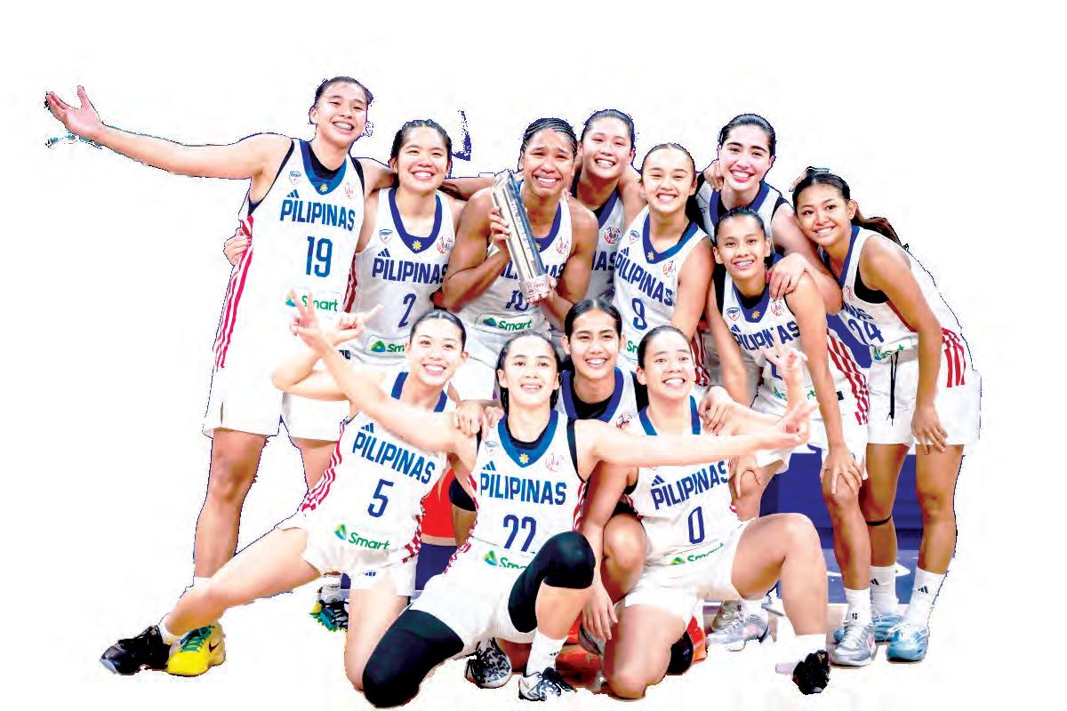 Filipina dribblers score inspiring win