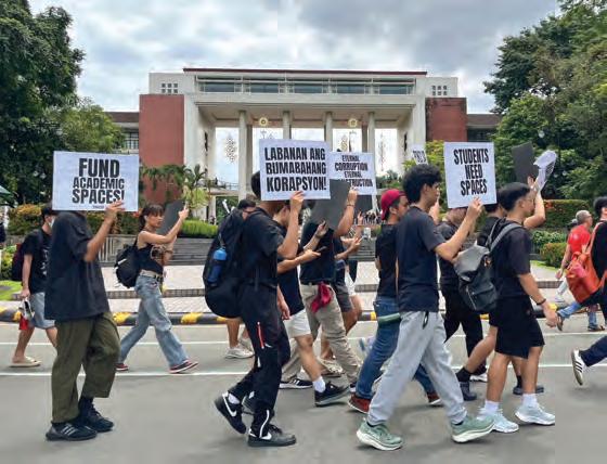 More cops deployed ahead of Sept 21 protest; UP students stage walkout