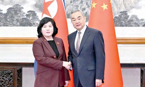 Top diplomats of North Korea, China agree to deepen ties and resist hegemonism