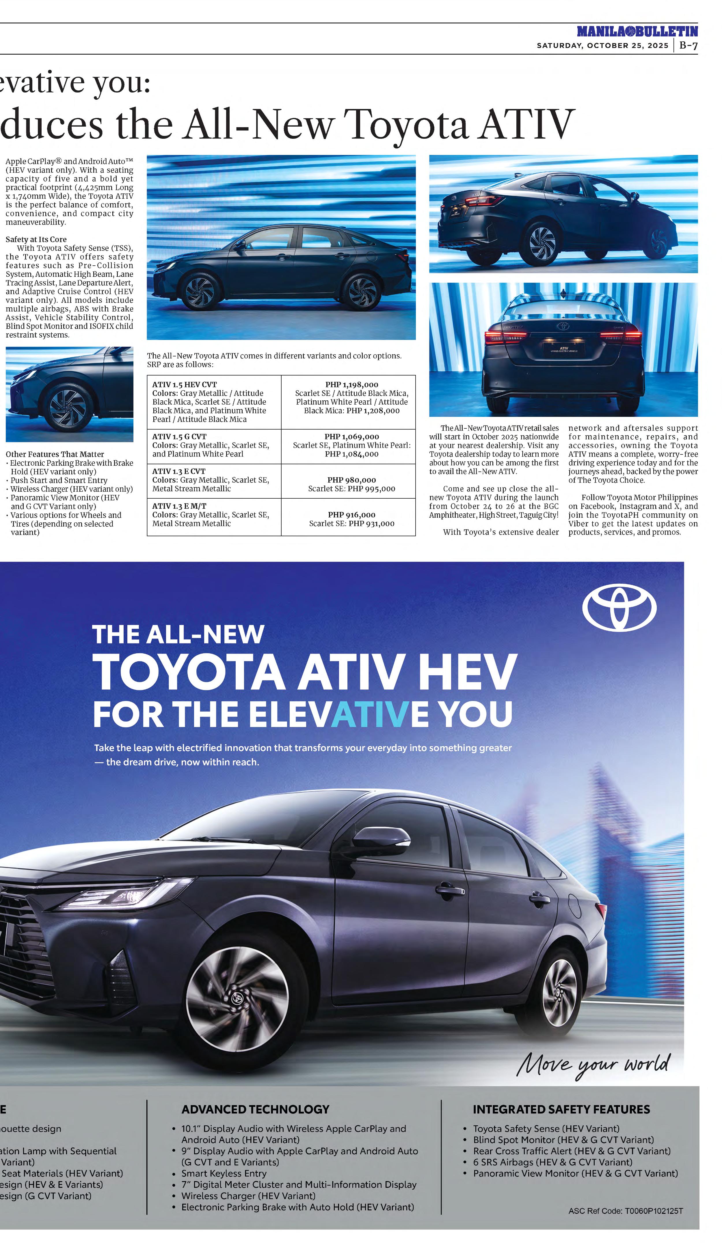 evative you: duces the All-New Toyota ATIV