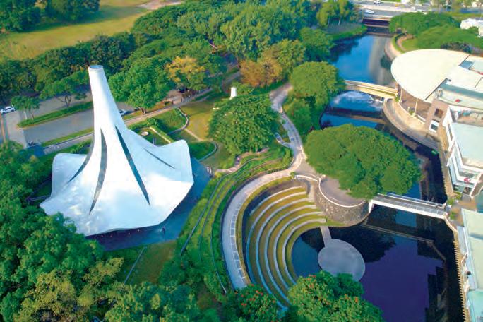 The hidden flood control system built into Filinvest City's parks