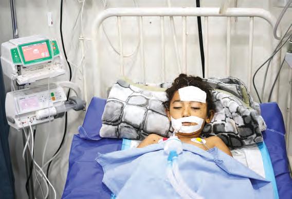 A bomb in Gaza's rubble wounds twins who thought it was a toy