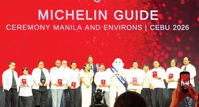 Michelin Guide Philippines, and first lap honors