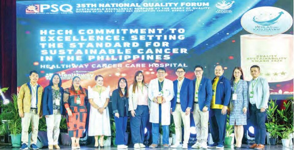 Healthway Cancer Care Hospital receives 4-Star Quality Sustainability Award