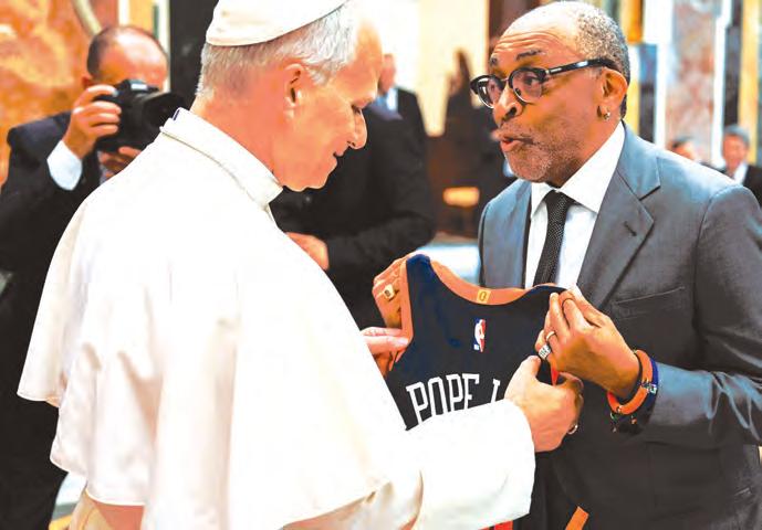 Pope Leo XIV celebrates cinema with Hollywood stars