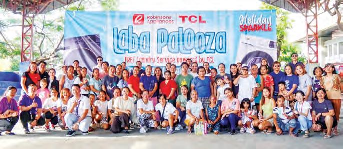TCL and Robinsons Appliance bring free laundry to communities via ‘Labapalooza