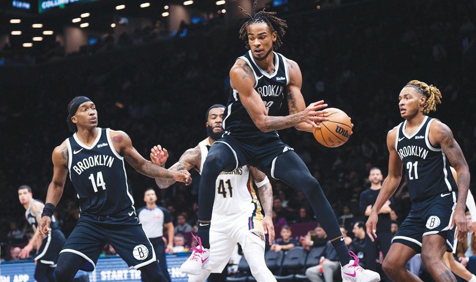 Nets edge Pelicans; Hawks prevail