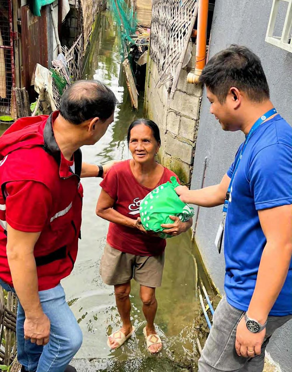 Happy to serve, even through storms