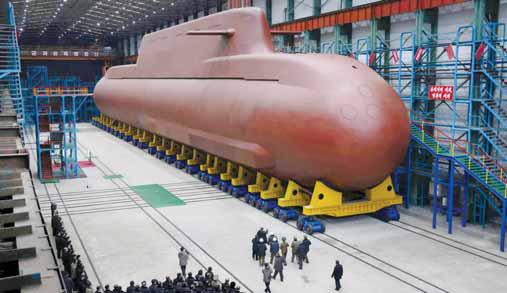 North Korea displays apparent progress in construction of nuclear-powered submarine