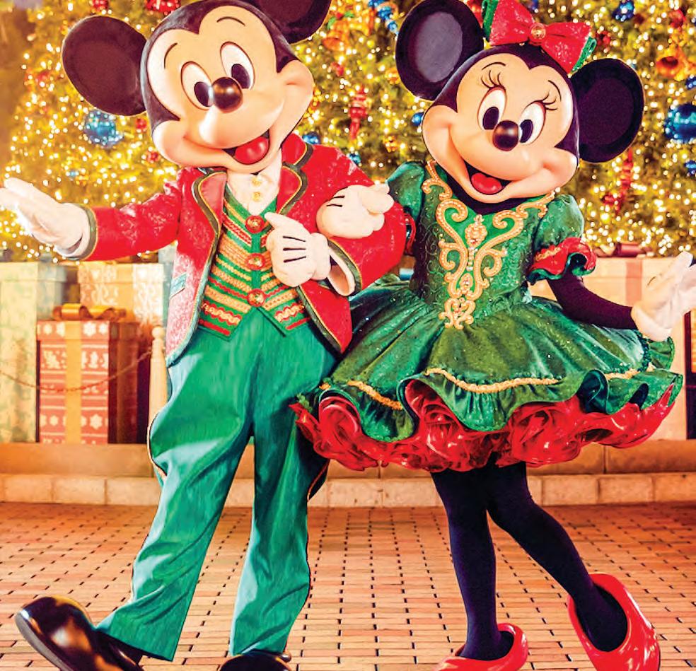 Spending the holidays with Mickey Mouse