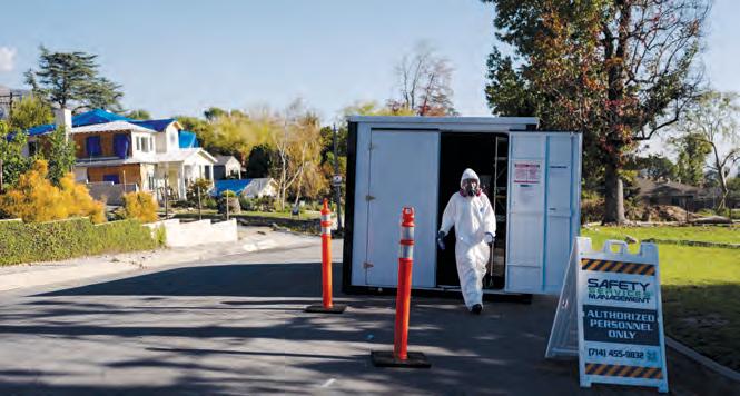 California folk still battling toxic hazards from historic wildfires