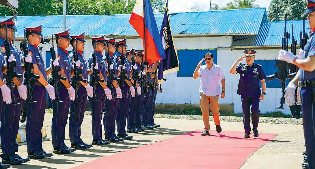 Marcos inaugurates new mobile force battalion camp in Sulu