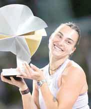 ARYNA RULES MADRID OPEN