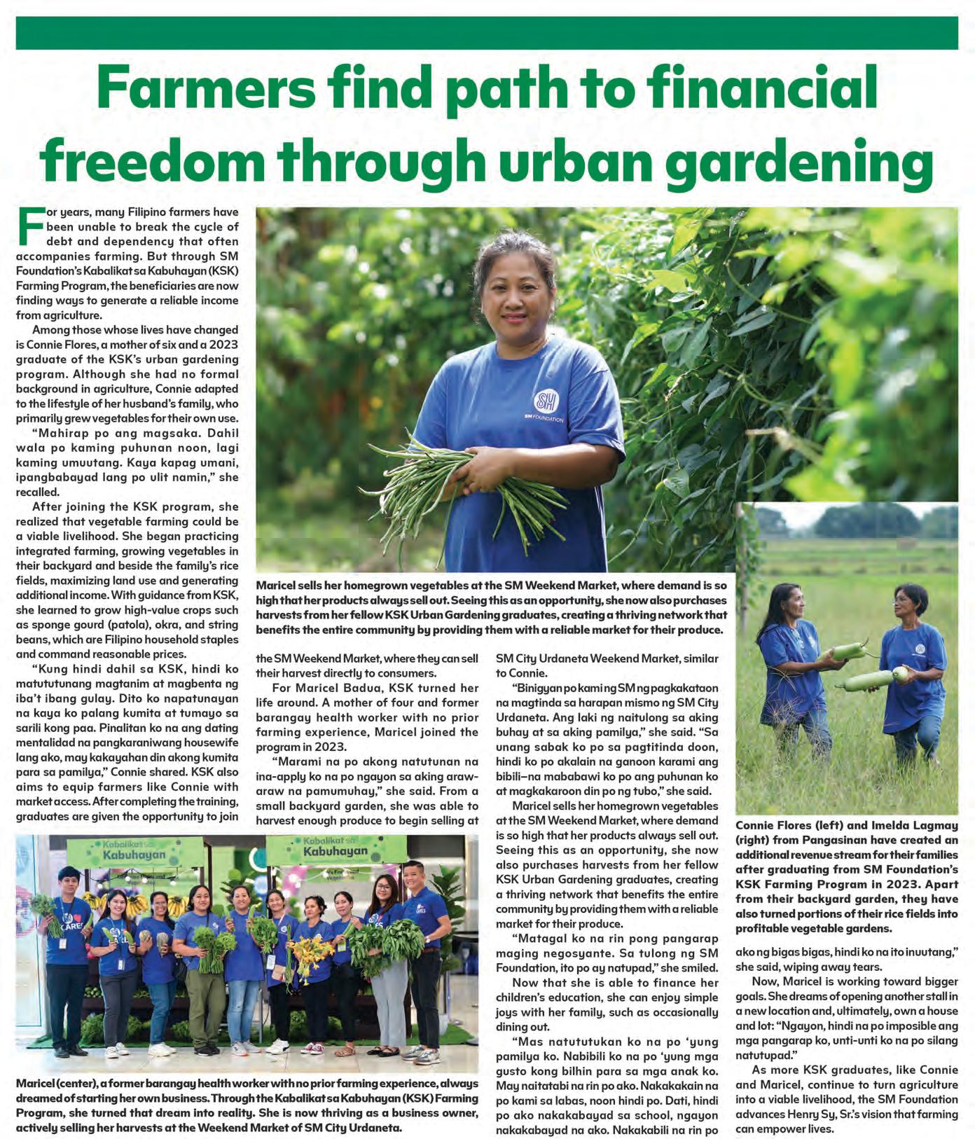 Farmers find path to financial freedom through urban gardening